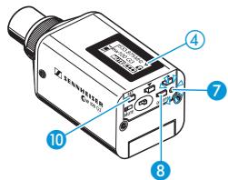 SENNHEISER SET 100 P - Emetteur de poche SK 100 G3, émetteur à main SKM 100 G3 et émetteur « plug-on » SKP 100 G3 - 3