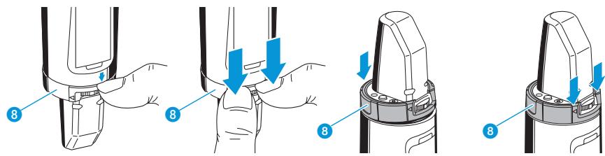 SENNHEISER SET 100 P - Changer la bague de protection en couleur - 1
