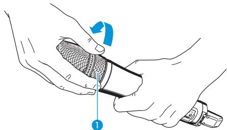 SENNHEISER SET 100 P - Changer la tete de microphone - 1