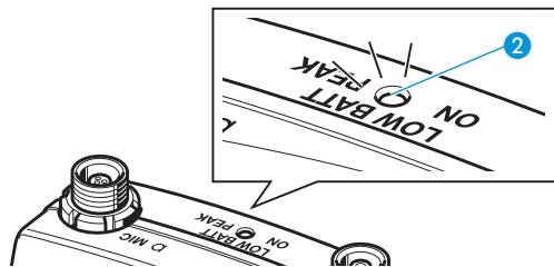 SENNHEISER SK 5212-II - Indication du fonctionnement et de I'etat des piles - 1