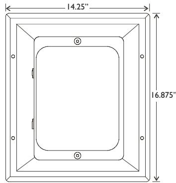 BRIGGS & STRATTON BRIGGS & STRATTON POWER PRODUCTS MANUAL TRANSFER SWITCH 60 AMP NEMA 3R - Mounting Dimensions - 1