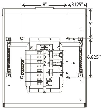 BRIGGS & STRATTON BRIGGS & STRATTON POWER PRODUCTS MANUAL TRANSFER SWITCH 60 AMP NEMA I - Dimensiones de Montaje - 4