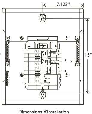 BRIGGS & STRATTON BRIGGS & STRATTON POWER PRODUCTS MANUAL TRANSFER SWITCH 60 AMP NEMA I - Dimensions pour l'installation - 1