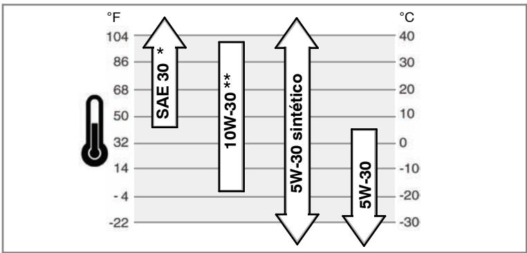 BRIGGS & STRATTON BRIGGS & STRATTON 120000 AND 200000 - Recomendações sobre o áleo - 1