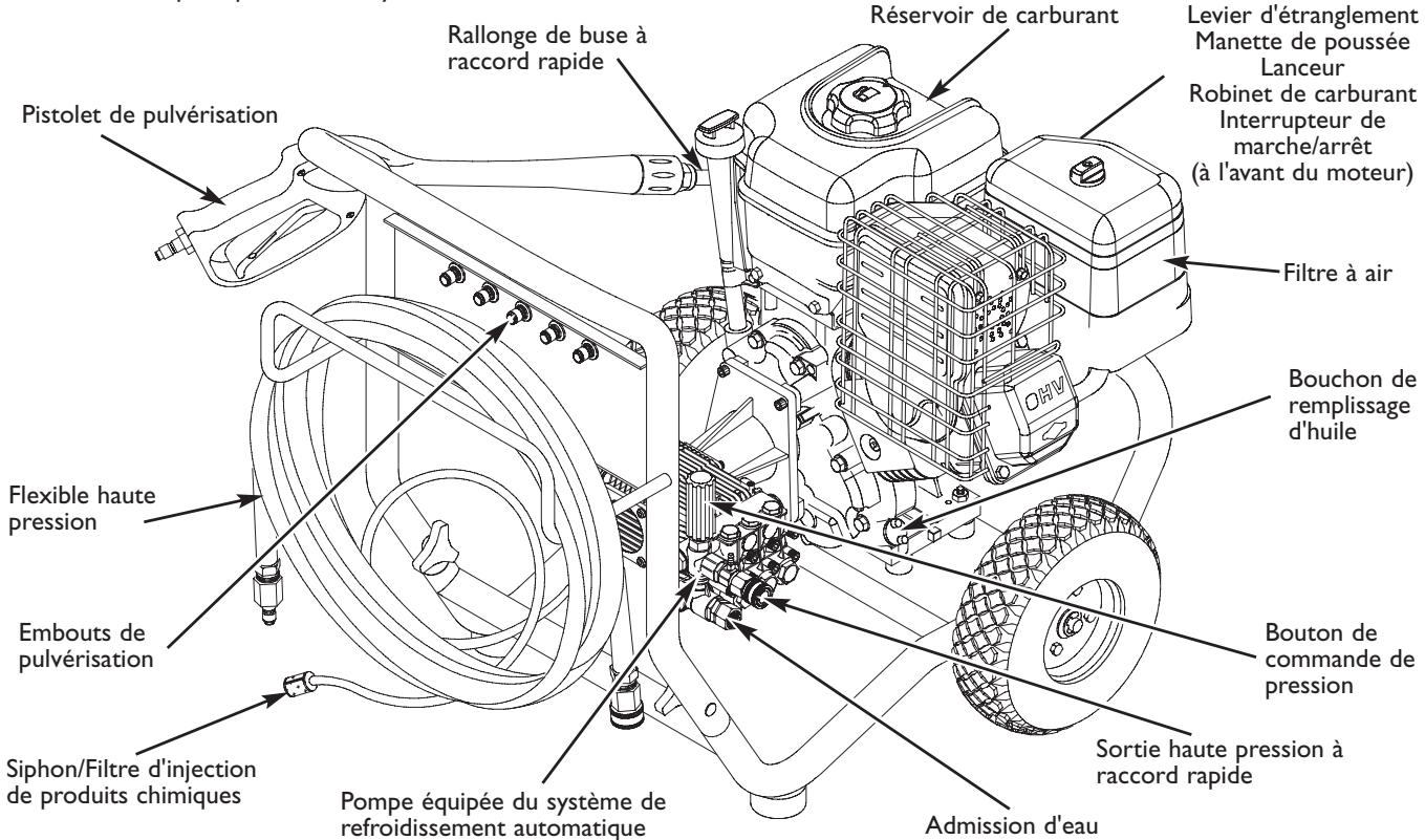BRIGGS & STRATTON BRIGGS & STRATTON 3200 PSI - Connaître vóture nettoyeur HAUTE pression - 2