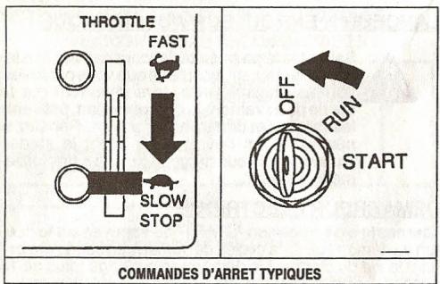 BRIGGS & STRATTON BRIGGS & STRATTON 254700 - Pour arreter le moteur: - 3