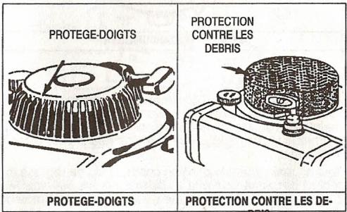 BRIGGS & STRATTON BRIGGS & STRATTON 282700 - Nettoyez la GRILLE de VOLANT, le protege-doigts ou la protection CONTRE les DEBRIS: - 2