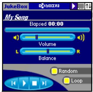 KYOCERA 7135 - Utilisation du lecteur MP3 de kyocera - 1