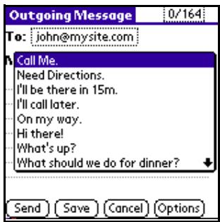KYOCERA 7135 - Envoi d'un message textuel générique - 1