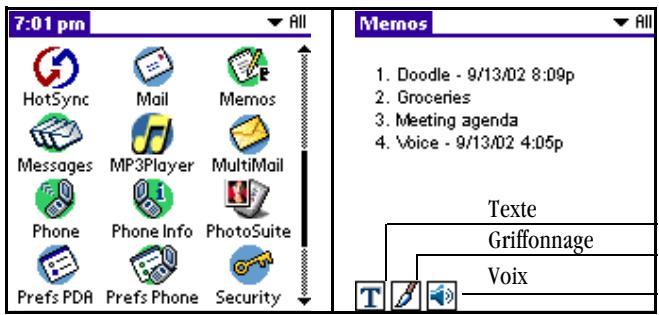 KYOCERA 7135 - Utilisation des mémos - 1