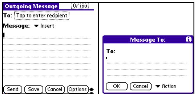 KYOCERA 7135 - Envoi d'un message - 2