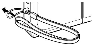 KYOCERA FINECAM SL300R - - Attaching the Hand Strap - 1