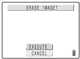 KYOCERA FINECAM SL300R - [ERASE] Erasing Individual Images - 5