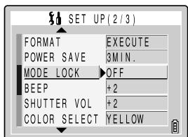 KYOCERA FINECAM SL300R - Preserving Your Function Settings - 1