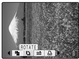 KYOCERA FINECAM SL300R - [ROTATE] Rotating an Image - 1