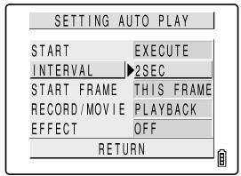 KYOCERA FINECAM SL300R - Setting AUTO PLAY - 2