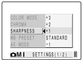 KYOCERA FINECAM SL300R - [SHARPNESS] Enhancing the image outlines - 4
