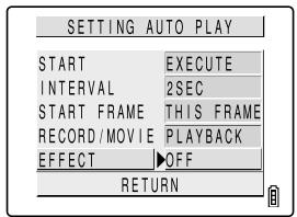 KYOCERA FINECAM SL300R - Setting AUTO PLAY - 8