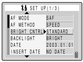 KYOCERA FINECAM SL300R - Adjusting the LCD Monitor Brightness - 1