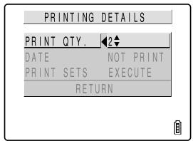KYOCERA FINECAM SL300R - Specifying DPOF settings - 5