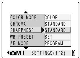 KYOCERA FINECAM SL300R - [SHARPNESS] Enhancing the image outlines - 2