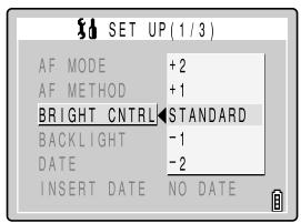 KYOCERA FINECAM SL300R - Adjusting the LCD Monitor Brightness - 2