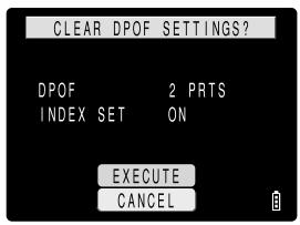 KYOCERA FINECAM SL300R - Deleting all the DPOF print settings - 2