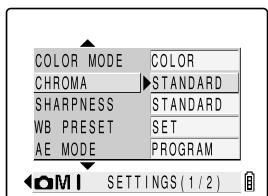 KYOCERA FINECAM SL300R - [CHROMAX] Changing the color intensity - 2