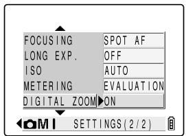 KYOCERA FINECAM SL300R - [METERING] Selecting the Area Used for Setting the Exposure - 13