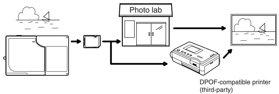 KYOCERA FINECAM SL300R - [PRINT SETTINGS] Specifying DPOF Print Settings - 1
