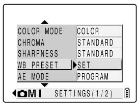 KYOCERA SL300R - [WB PRESET] Setting Your Own Value for White - 4