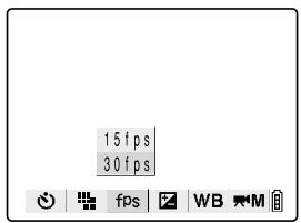 KYOCERA SL300R - [fps] Setting the Frame Rate - 3