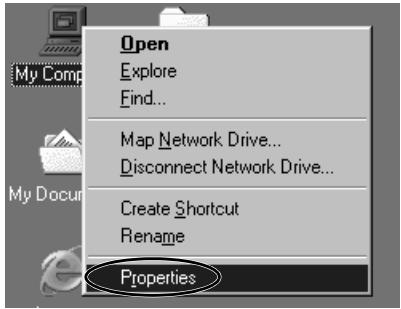 KYOCERA SL300R - Uninstalling the driver software (Windows 98 and Windows 98SE only) - 1