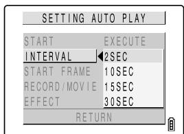 KYOCERA SL300R - Setting AUTO PLAY - 3