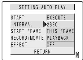 KYOCERA SL300R - Setting AUTO PLAY - 2