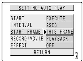 KYOCERA SL300R - Setting AUTO PLAY - 4