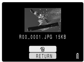 KYOCERA SL300R - Use  or  on the 4-way button to select [VIEW RESIZED IMAGE] and then press the OK button (圆) - 2