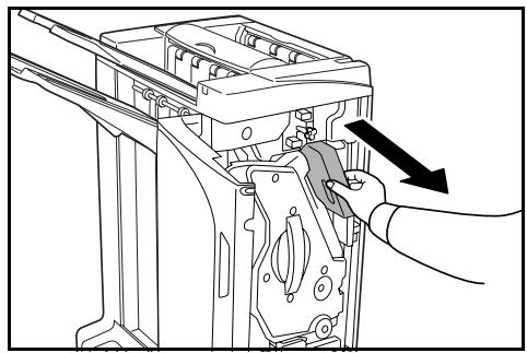 KYOCERA BF-710 - Svuotamento del contentatore degli scarti della perforatrice - 2