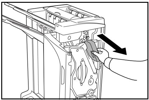KYOCERA DF-710 - Svuotamento del contentatore degli scarti della perforatrice - 2