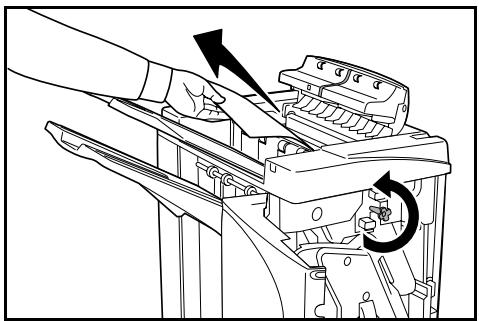 KYOCERA DF-710 - Remove any jammed paper from the ejection section. - 5