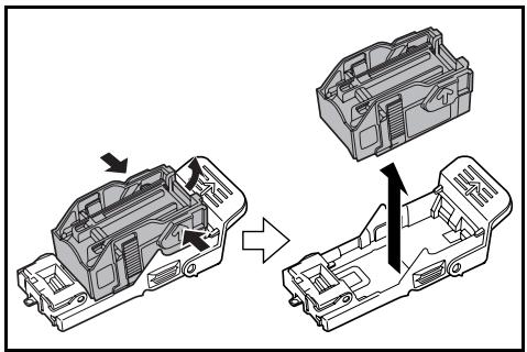 KYOCERA DF-710 - Réapprovisionnement du porte-cartouche d'agrafes A - 4