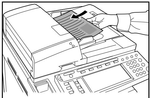 KYOCERA DF-710 - Select the staple setting required. - 1