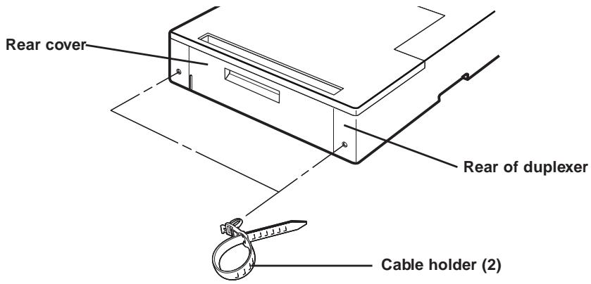 KYOCERA DU-21 - Using the cable holder - 1