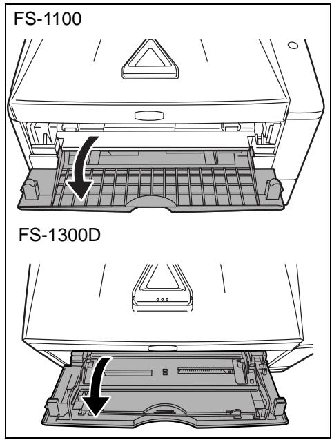 KYOCERA FS-1100 - Chargement de papier dans le bac multifonction - 1