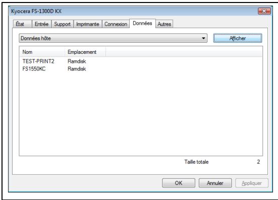 KYOCERA FS-1100 - Onglet Connexion - 2