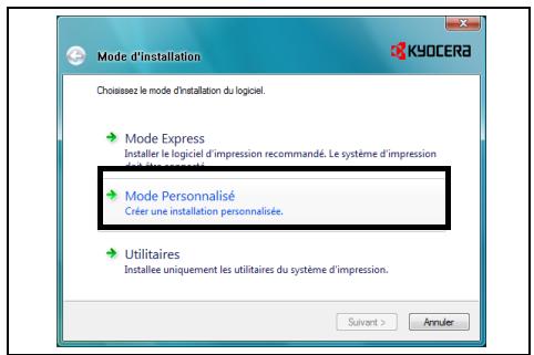 KYOCERA FS-1100 - Mode personnelisé - 1