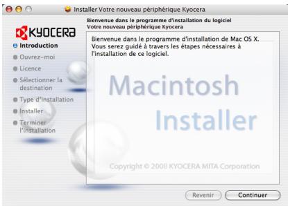 KYOCERA FS-1320D - Installation sur un ordinateur Macintosh - 3