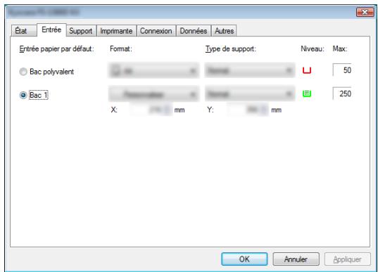 KYOCERA FS-1320D - Onglet Entre - 1