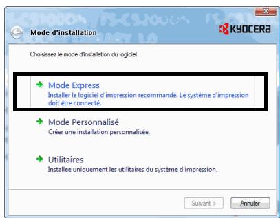 KYOCERA FS-1320D - Installation du logiciel sous Windows - 5