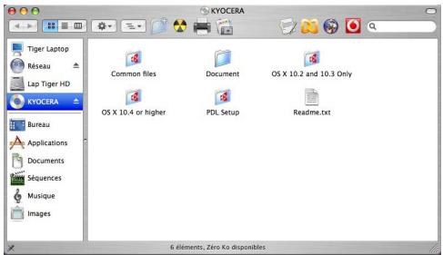 KYOCERA FS-1320D - Installation sur un ordinateur Macintosh - 1
